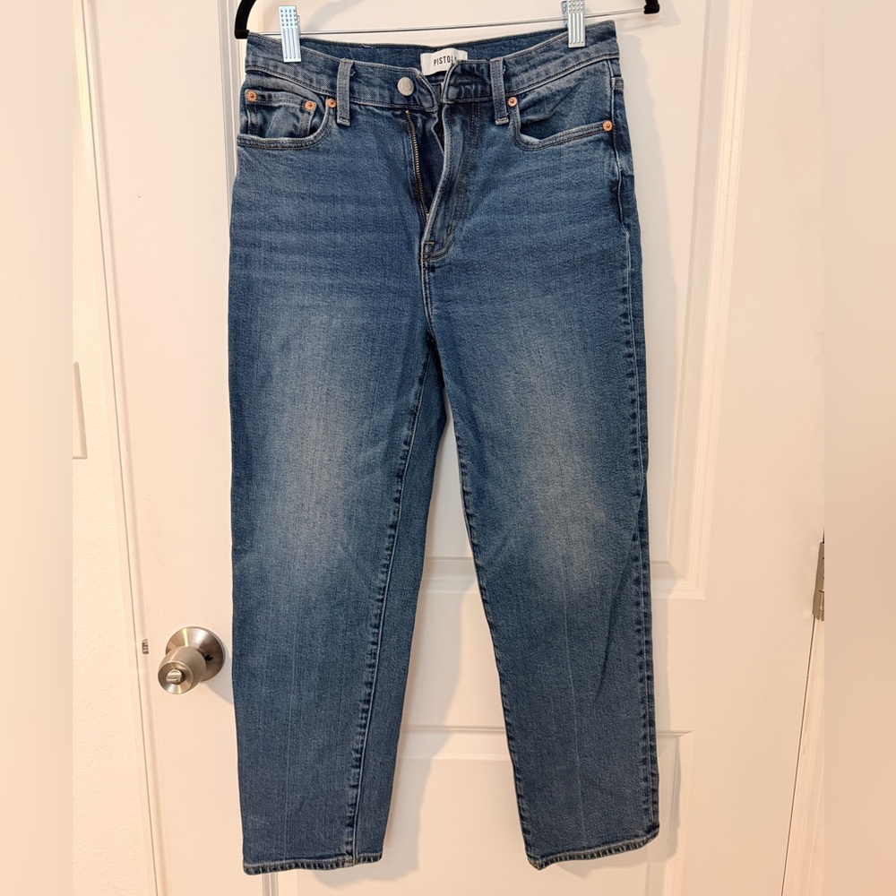 PISTOLA Size 26 Charlie High Rise Straight Leg Jeans